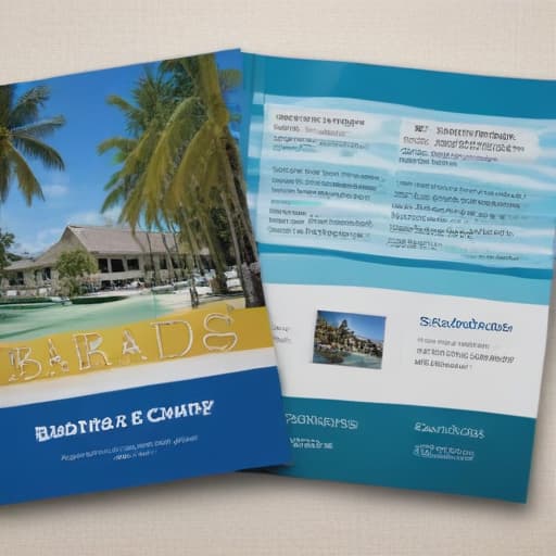 Create a brochure about barbados country