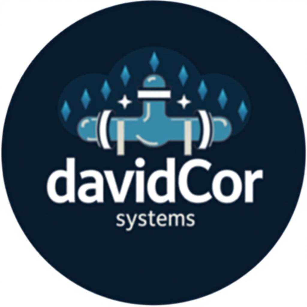  design a logo, make a logo for a pipeline company , with the text 'davidcor systems'.