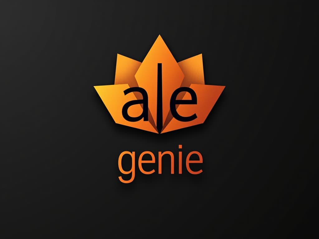  design a logo, in a origami style. génie, excellence, créateur , with the text 'ala africa rdc'.