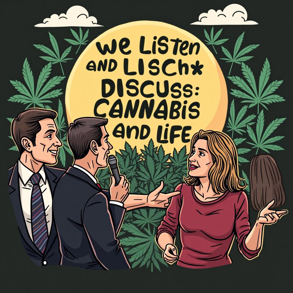  intro for the talk show "we listen and discuss: cannabis and life."