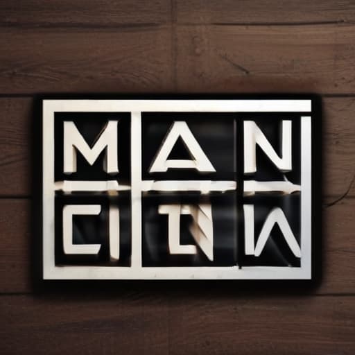 logo for Man Cave Media in Cinematic style