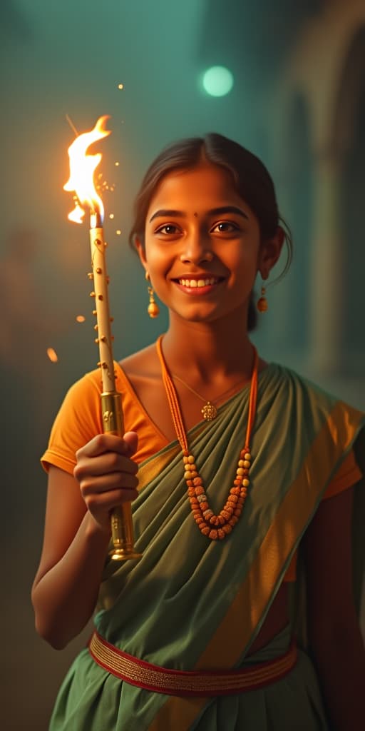  good quality, high quality, write a vint and inspiring message from a young celeting independence day in india. the message should capture her excitement and pride in her country, reflect on the historical significance of the day, and convey a sense of joy and unity. include elements such as traditional celetions, national symbols, and the values of freedom and patriotism.