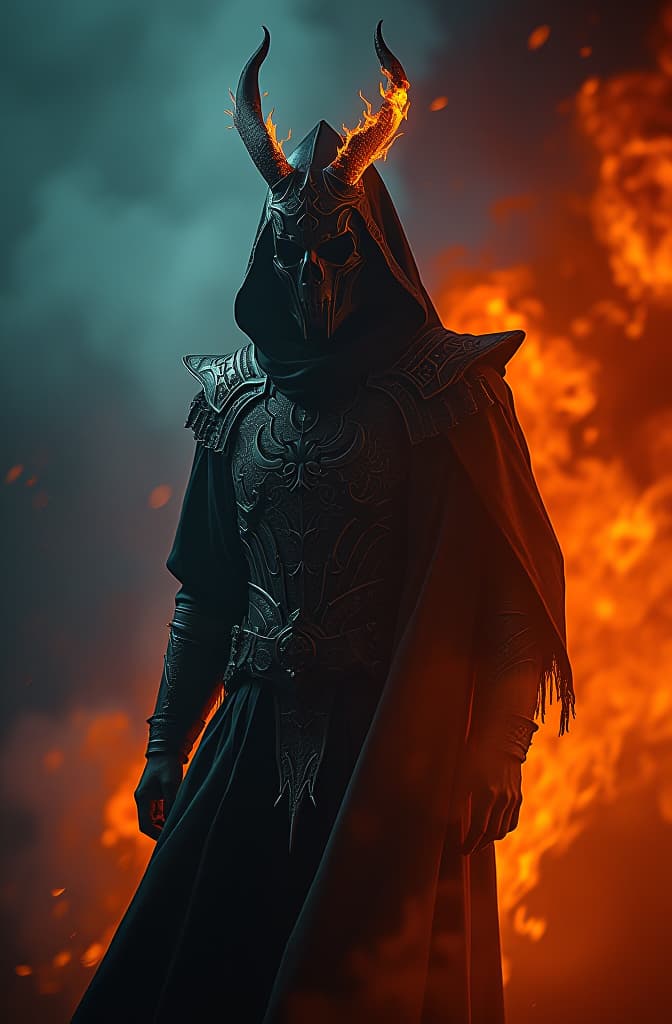  koszulka z motywem "hellfire" hyperrealistic, full body, detailed clothing, highly detailed, cinematic lighting, stunningly beautiful, intricate, sharp focus, f/1. 8, 85mm, (centered image composition), (professionally color graded), ((bright soft diffused light)), volumetric fog, trending on instagram, trending on tumblr, HDR 4K, 8K