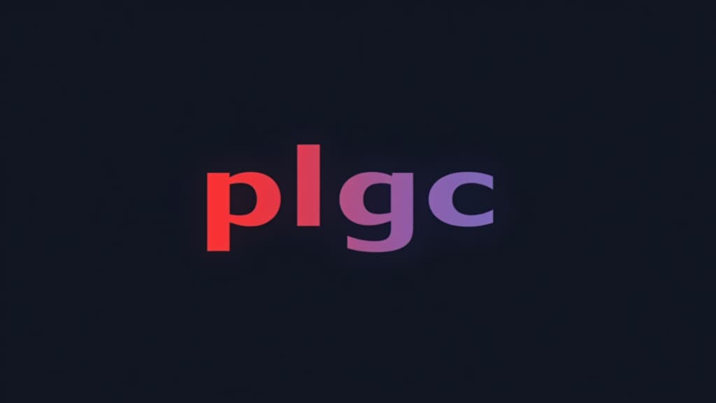  design a logo, in a minimalism style. girls grup chat, with the text 'plgc'.