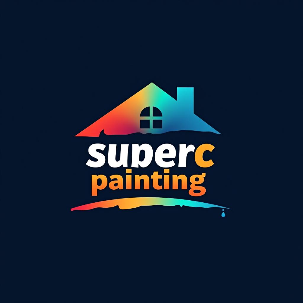  design a logo, house painting , with the text 'super c painting company'.