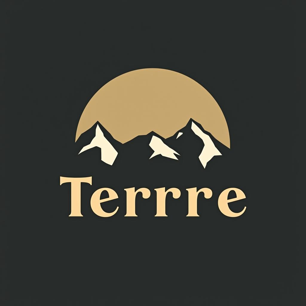  design a logo, logo de la terre, style moderne minimaliste