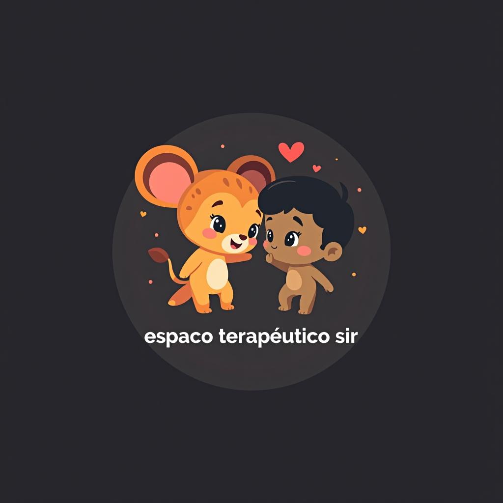  design a logo, logo de um cérebro infantil é um adulto , with the text 'espaço terapêutico sir '.