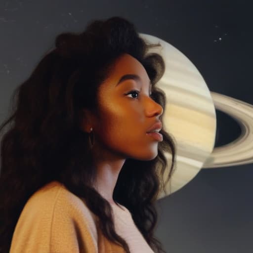 sza staring at saturn from a distance