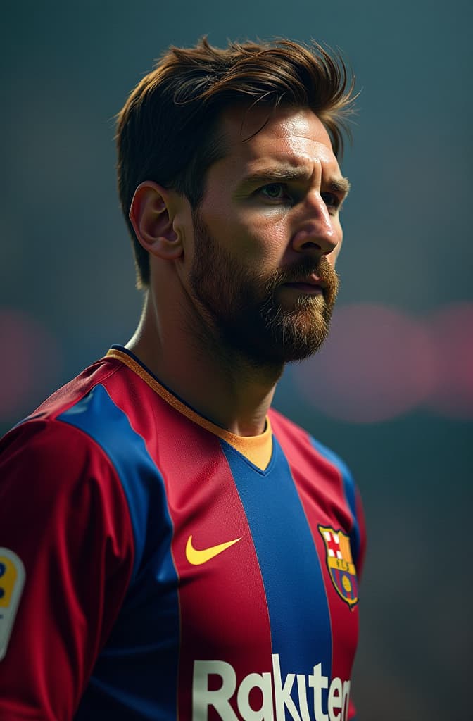  lionel messi as a king hyperrealistic, full body, detailed clothing, highly detailed, cinematic lighting, stunningly beautiful, intricate, sharp focus, f/1. 8, 85mm, (centered image composition), (professionally color graded), ((bright soft diffused light)), volumetric fog, trending on instagram, trending on tumblr, HDR 4K, 8K