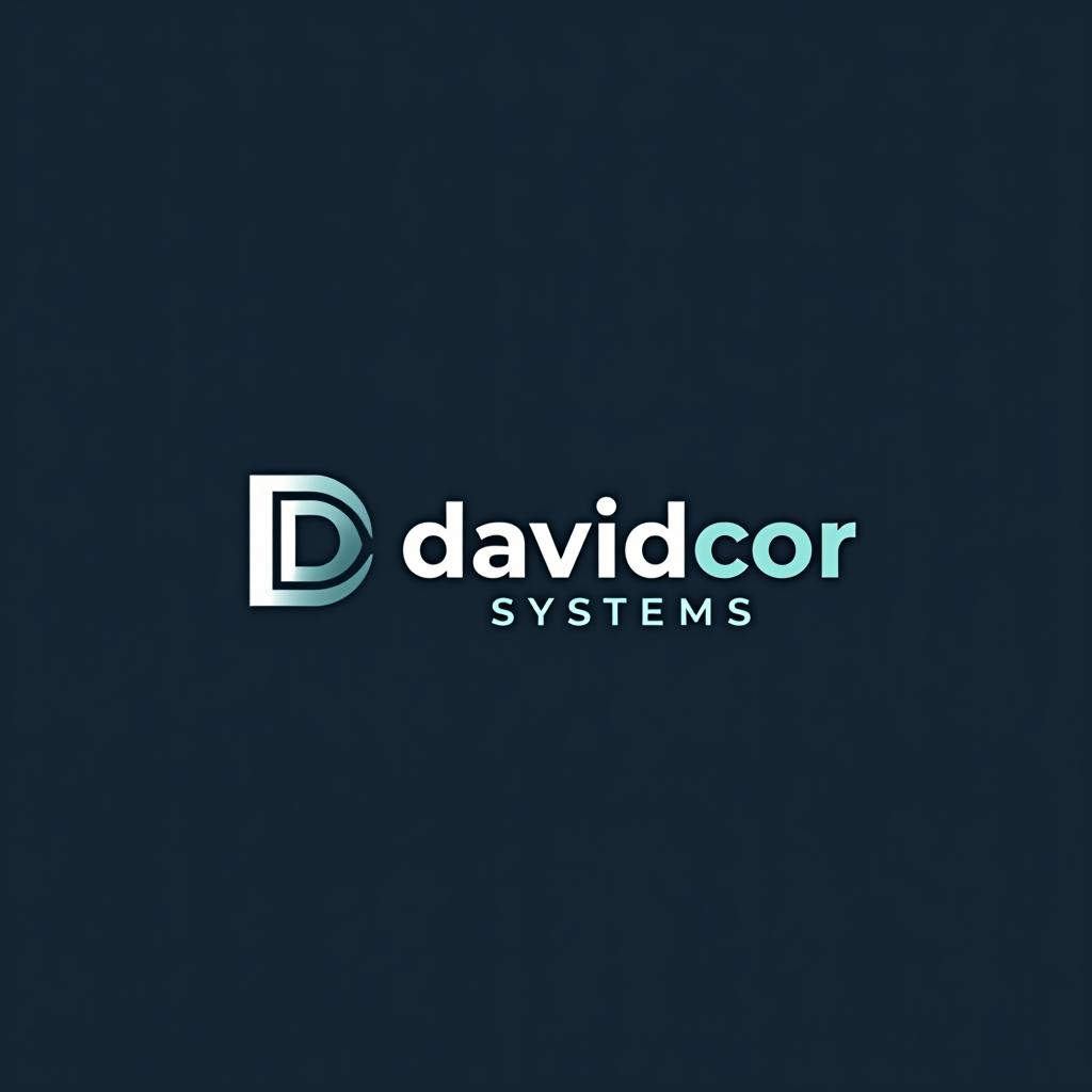  design a logo, make a logo for a pipeline company , with the text 'davidcor systems'.