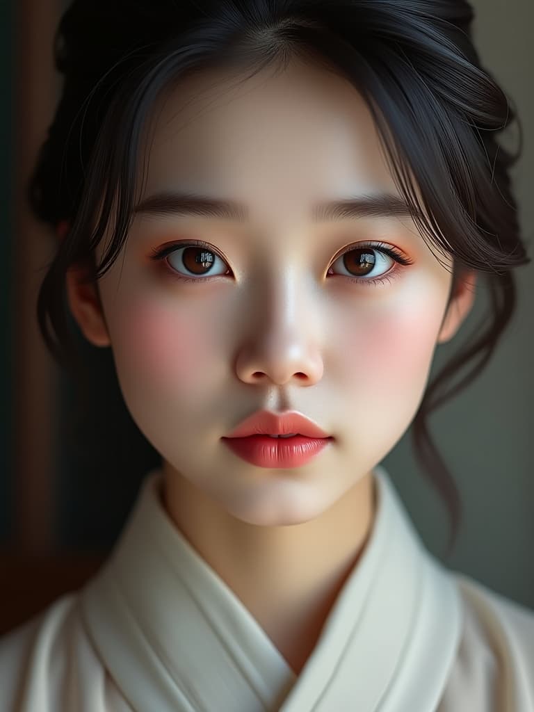  sisters, on the face, thin eyes, asia, 6 people, masterpiece, best quality,8k,ultra detailed,high resolution,an extremely delicate and beautiful,hyper detail