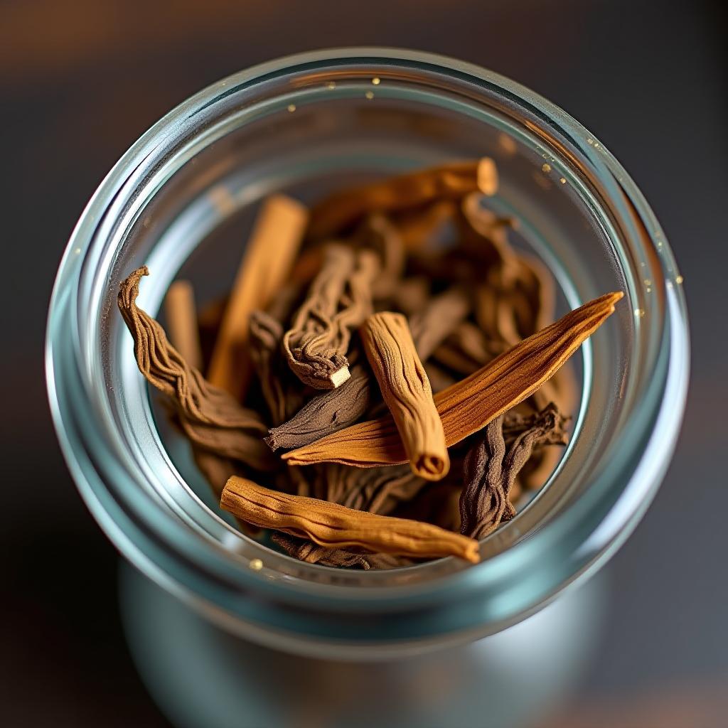  a hookah bowl filled with tobacco and cut in half.