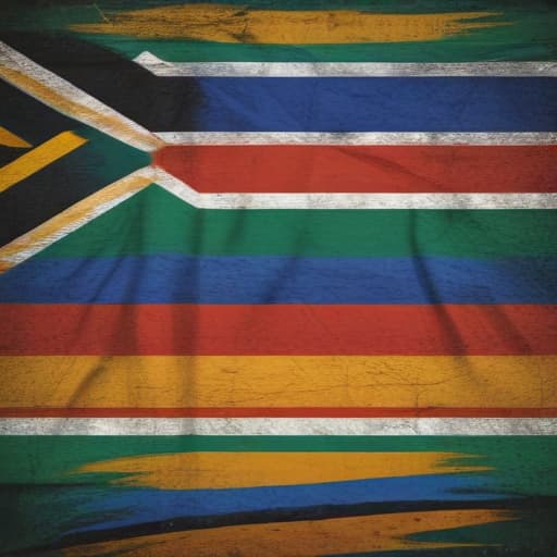 Colors of South African flag