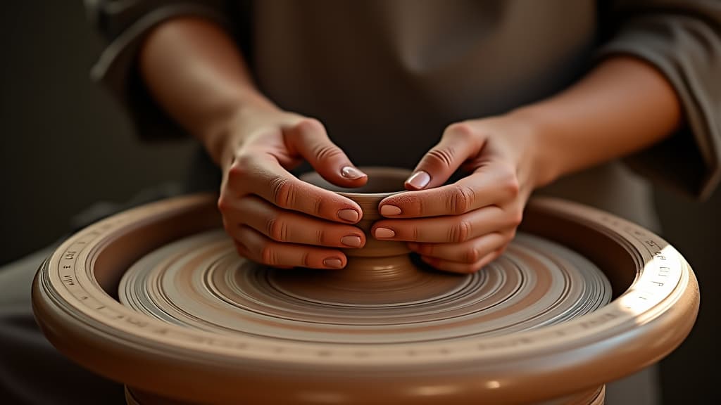  divine potter's wheel: the sacred craft of creation and sovereignty as echoed in isaiah 64:8, a metaphor for god's shaping influence and artistry in any religious endeavor