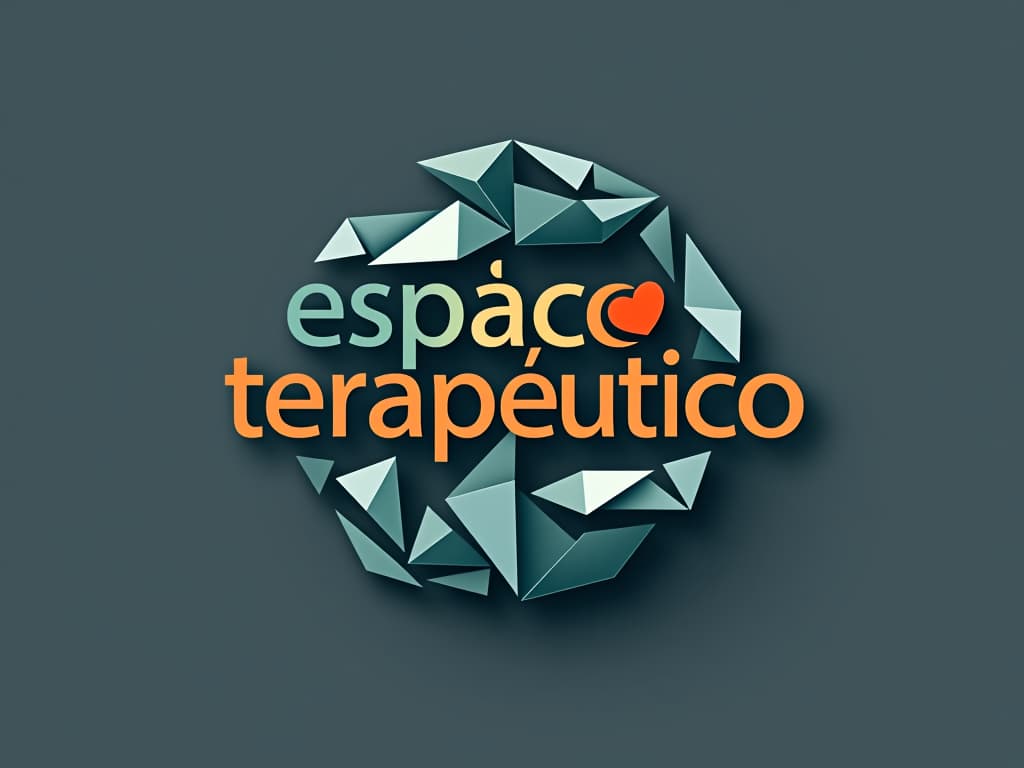  design a logo, in a origami style. criar logo usando nome em letras maiúscula , with the text 'espaço terapêutico sir '.