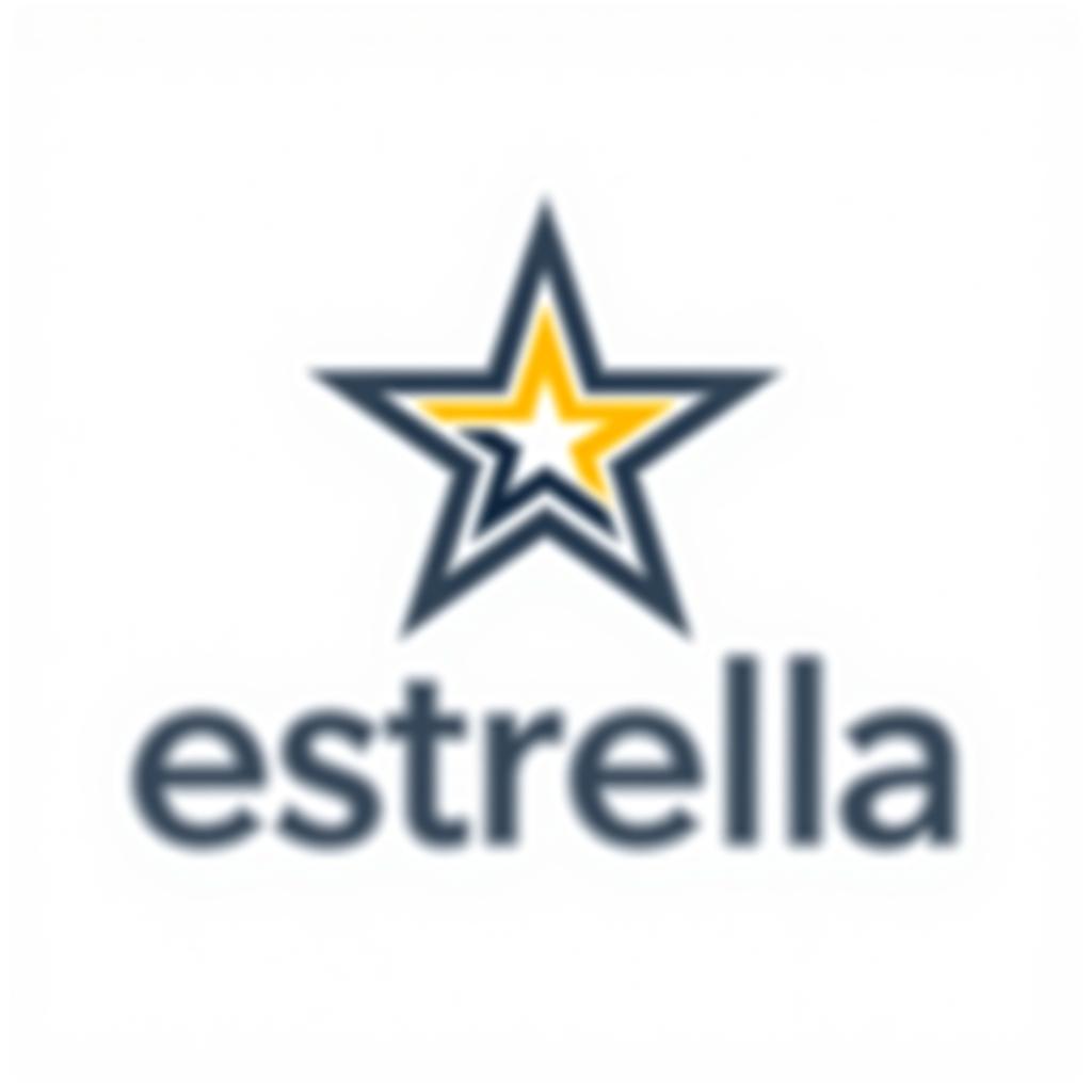  design a logo, estrella financiera , with the text 'grupo financiero estrella '.