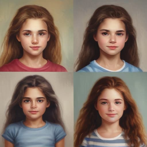 Pernas peludas de um jovem adolescente in Oil painting style