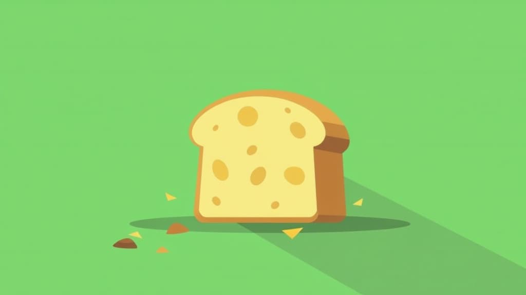  flat illustration, flaticon, (illustration:1.15), bread icon on green screen ar 16:9, [cory loftis, strobist, pascal campion :: 0.2]