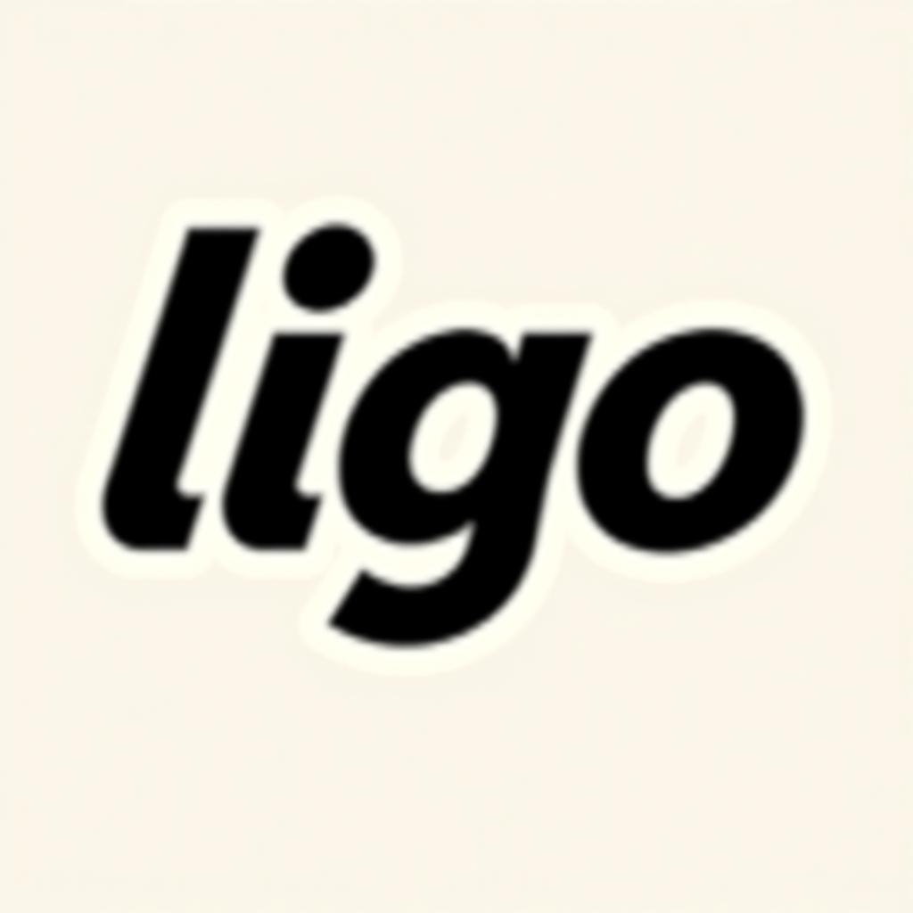  design a logo, , with the text 'ligo 1'.