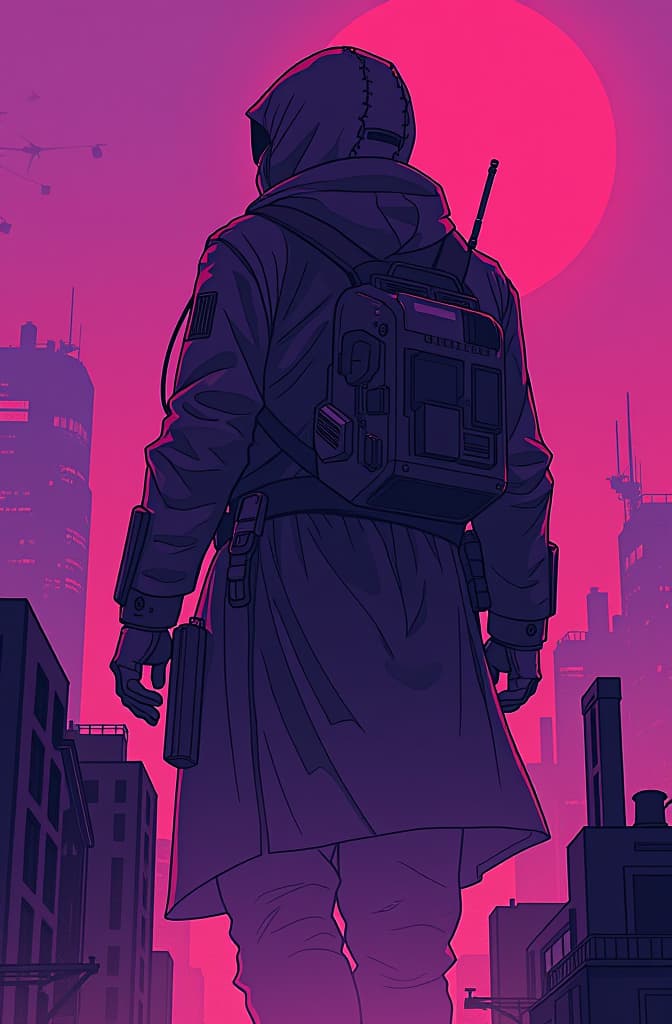  cyberpunk building , game , 2d vector , abstract ,the color pallet is purple and red , everything has an outline , side view , high contrast , dynamic , dramatic highly detailed , illustration , raster art , dslr , desaturated , film still , intricate , sureal hyperrealistic, full body, detailed clothing, highly detailed, cinematic lighting, stunningly beautiful, intricate, sharp focus, f/1. 8, 85mm, (centered image composition), (professionally color graded), ((bright soft diffused light)), volumetric fog, trending on instagram, trending on tumblr, HDR 4K, 8K