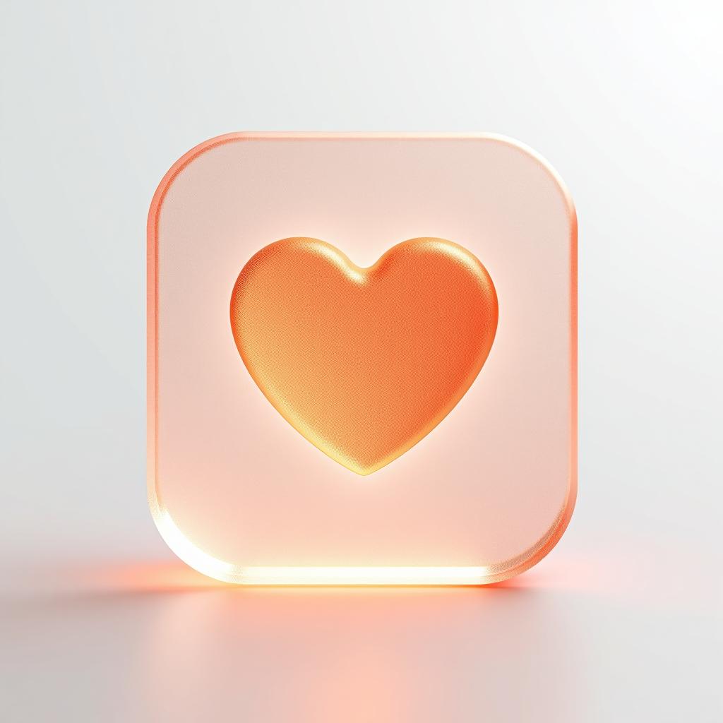  [health] icon, peach gradient, white background, frosted glass, transparent feeling of science and technology, ultra minimalistic appearance, bright colors, studio lighting, peach and white background, industrial design, lots of details, ultra high definition, dribbling, pinterest, ray tracing, isometric view, blender, c4d, visualization tool oc seed 3062166470 version 6.0 in raw format hyperrealistic, full body, detailed clothing, highly detailed, cinematic lighting, stunningly beautiful, intricate, sharp focus, f/1. 8, 85mm, (centered image composition), (professionally color graded), ((bright soft diffused light)), volumetric fog, trending on instagram, trending on tumblr, HDR 4K, 8K