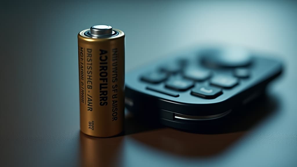  , a visual comparison of a regular aa battery next to a remote control, showcasing the battery being extracted from the remote. hyperrealistic, full body, detailed clothing, highly detailed, cinematic lighting, stunningly beautiful, intricate, sharp focus, f/1. 8, 85mm, (centered image composition), (professionally color graded), ((bright soft diffused light)), volumetric fog, trending on instagram, trending on tumblr, HDR 4K, 8K