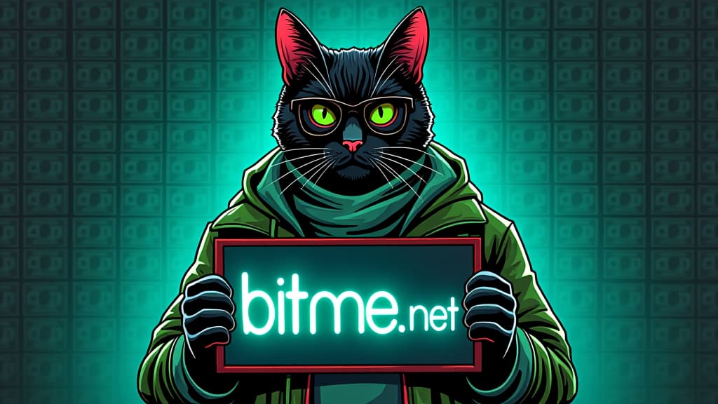  the comic strip and the ass of the art, the black cat in green skins and dark glasses holds a sign with the neon letters "bitme.net," the background drawing in the form of a pattern of dolore bills hyperrealistic, full body, detailed clothing, highly detailed, cinematic lighting, stunningly beautiful, intricate, sharp focus, f/1. 8, 85mm, (centered image composition), (professionally color graded), ((bright soft diffused light)), volumetric fog, trending on instagram, trending on tumblr, HDR 4K, 8K