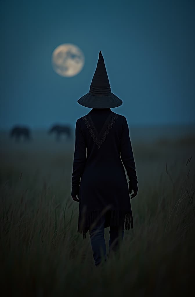  night in the african savannah hyperrealistic, full body, detailed clothing, highly detailed, cinematic lighting, stunningly beautiful, intricate, sharp focus, f/1. 8, 85mm, (centered image composition), (professionally color graded), ((bright soft diffused light)), volumetric fog, trending on instagram, trending on tumblr, HDR 4K, 8K