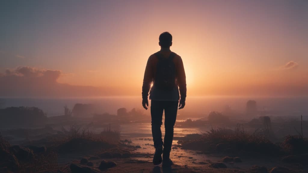 beautiful sunset hyperrealistic, full body, detailed clothing, highly detailed, cinematic lighting, stunningly beautiful, intricate, sharp focus, f/1. 8, 85mm, (centered image composition), (professionally color graded), ((bright soft diffused light)), volumetric fog, trending on instagram, trending on tumblr, HDR 4K, 8K