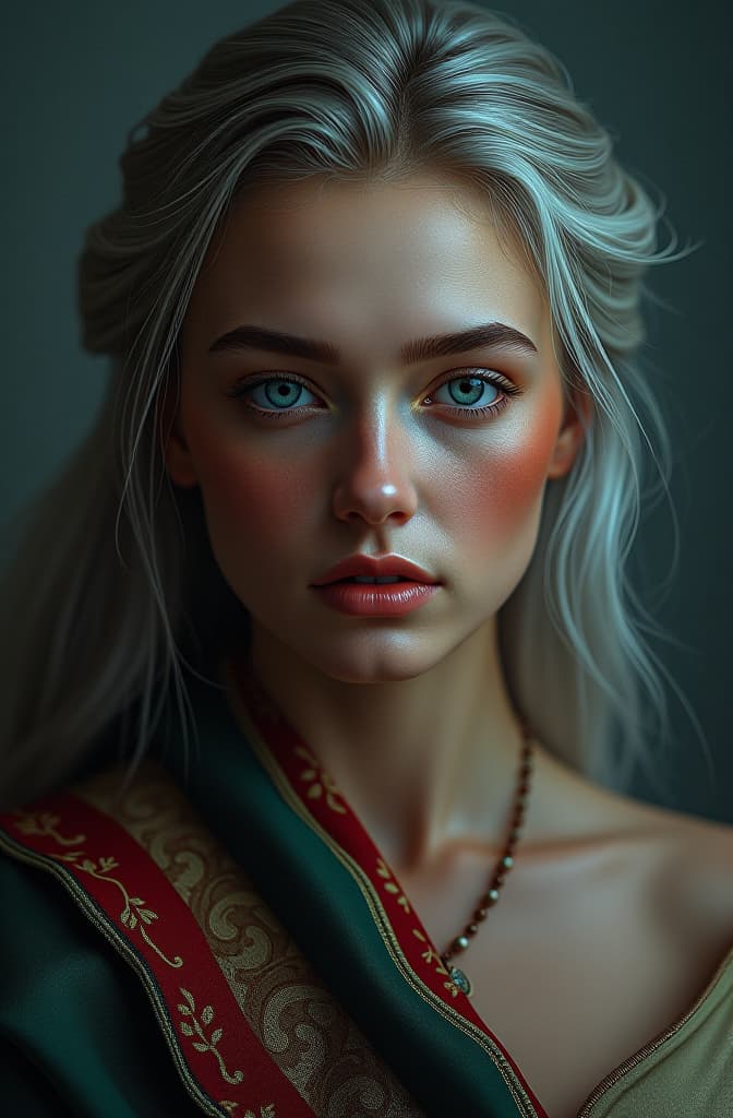  دردشة حميمية, realistic, portrait, art by donato giancola and greg rutkowski, realistic face, digital art, trending on artstation hyperrealistic, full body, detailed clothing, highly detailed, cinematic lighting, stunningly beautiful, intricate, sharp focus, f/1. 8, 85mm, (centered image composition), (professionally color graded), ((bright soft diffused light)), volumetric fog, trending on instagram, trending on tumblr, HDR 4K, 8K