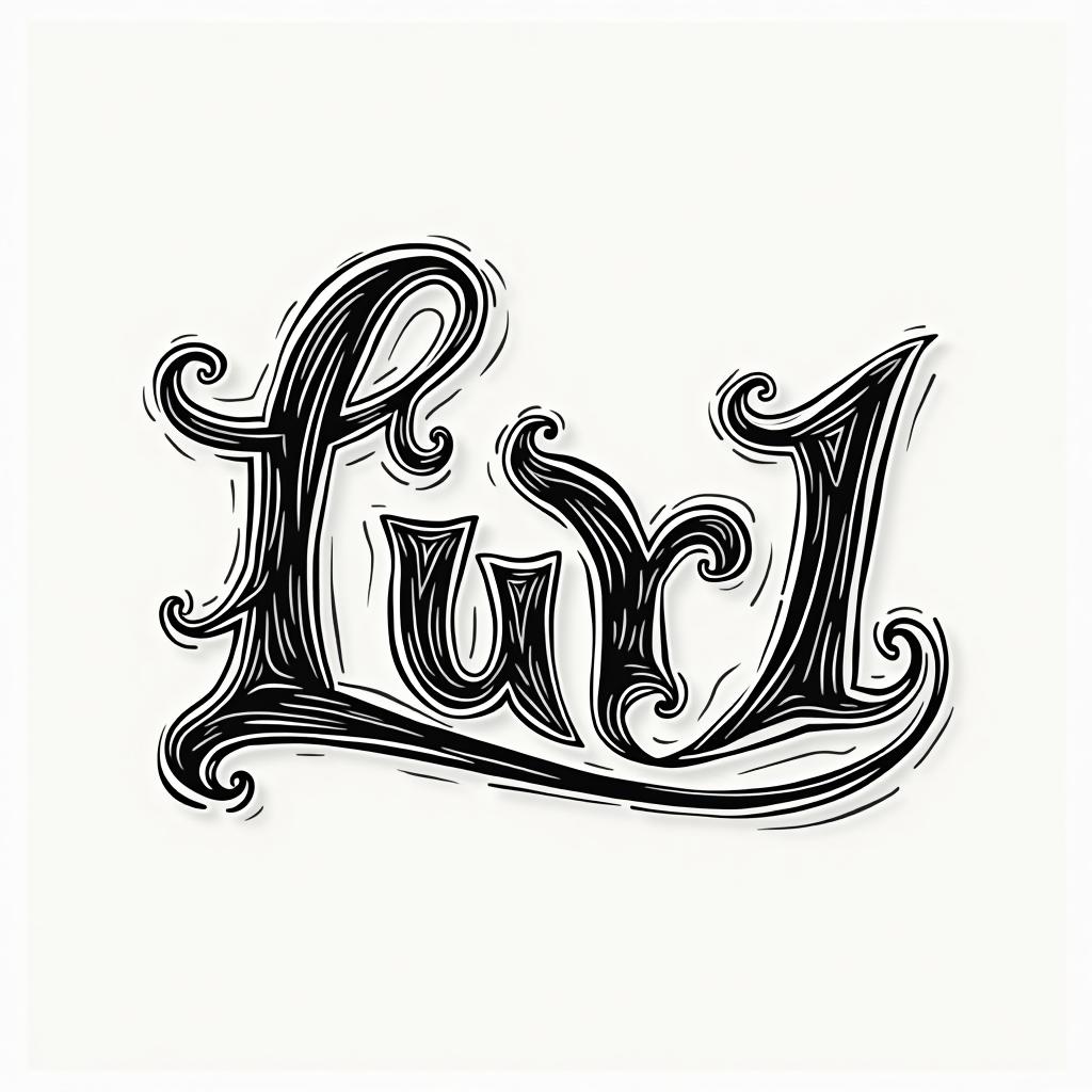  create a logo from the l e ! s u r e letters, (logo:1.15), black and white, hq, hightly detailed, 4k