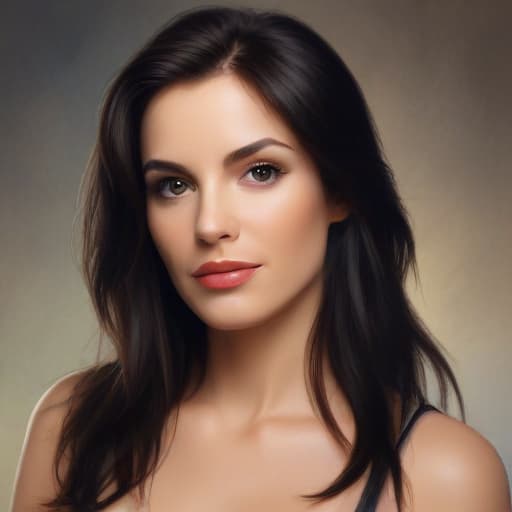 Tina Marie in Oil painting style