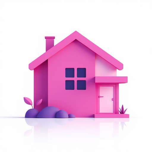  logoa minimalist icon style logo the exterior of a house, designed with a modern, sleek pink purple color scheme. simple yet distinctive, suitable as an app icon with a white backgroundminimalist and modernizm logo stylelogo hyperrealistic, full body, detailed clothing, highly detailed, cinematic lighting, stunningly beautiful, intricate, sharp focus, f/1. 8, 85mm, (centered image composition), (professionally color graded), ((bright soft diffused light)), volumetric fog, trending on instagram, trending on tumblr, HDR 4K, 8K