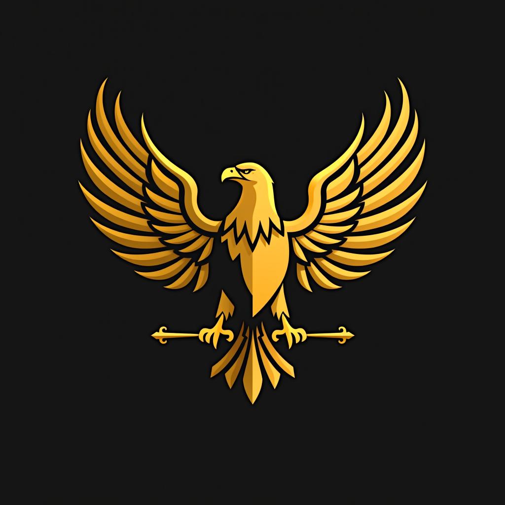  design a logo ; logo title should be 'golden eagle'. gold eagle logo