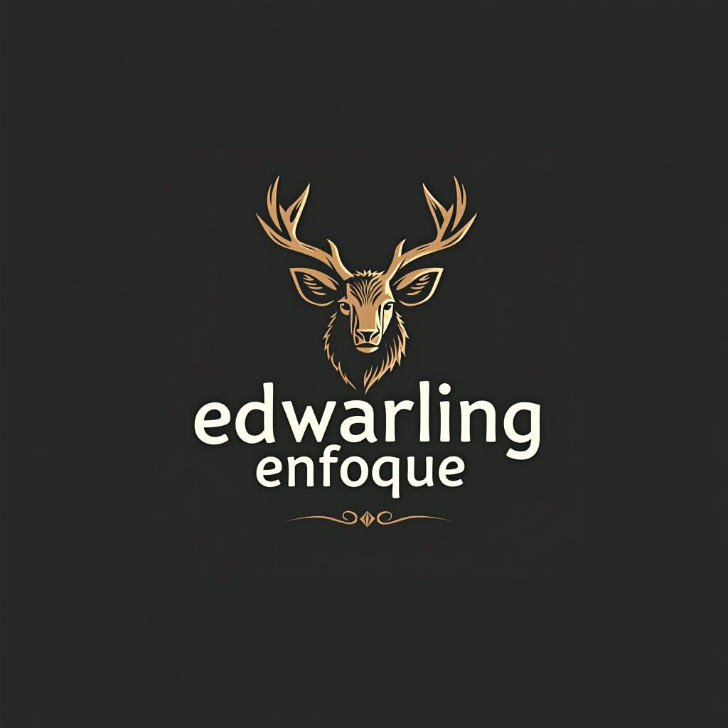  design a logo, logro para empresa de fotos , with the text 'edwarling enfoque '.