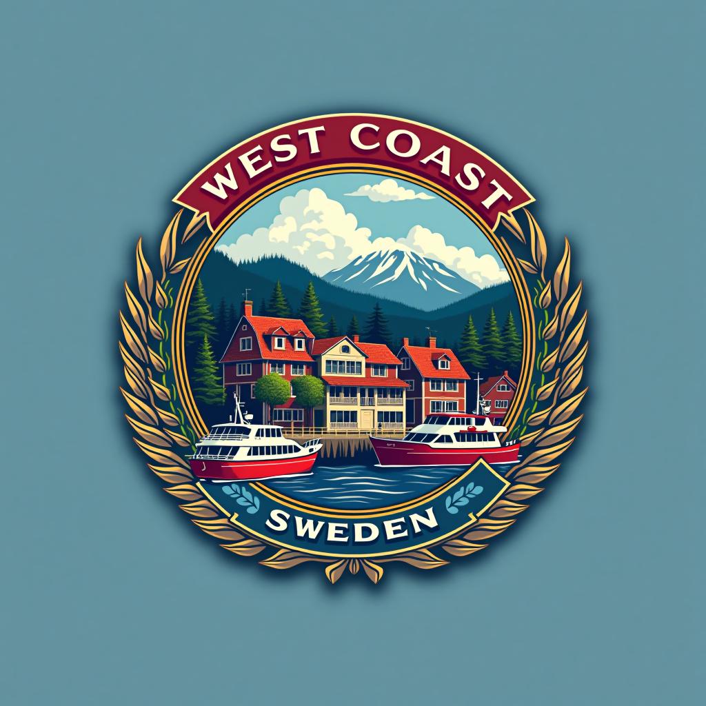  wsc west coast sweden , (logo:1.15), hq, hightly detailed, 4k