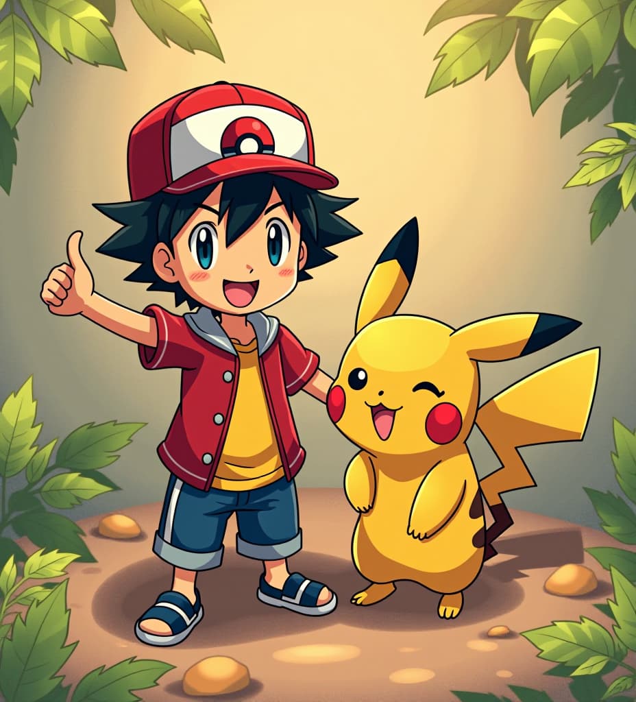  luffy and pikachu