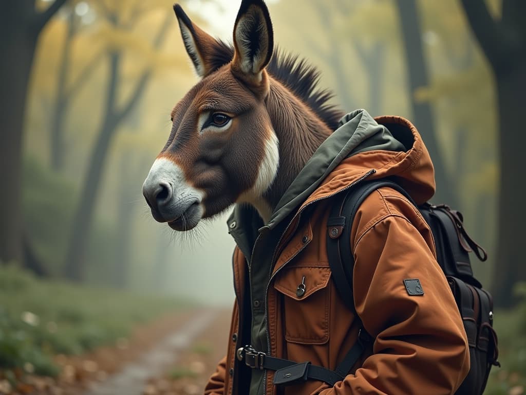  a combination of donkey and tiger extremely big and dangerous hyperrealistic, full body, detailed clothing, highly detailed, cinematic lighting, stunningly beautiful, intricate, sharp focus, f/1. 8, 85mm, (centered image composition), (professionally color graded), ((bright soft diffused light)), volumetric fog, trending on instagram, trending on tumblr, HDR 4K, 8K