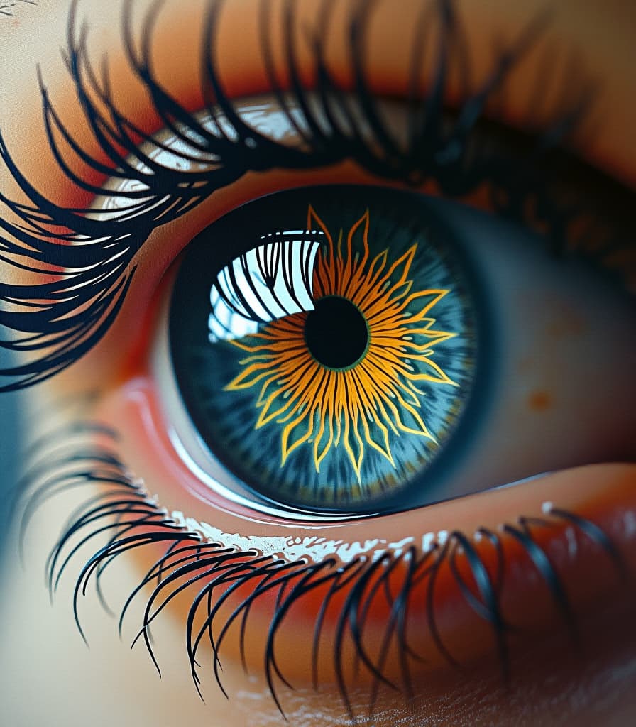  surrealist art masterpiece. (painting. human eye close up, and instead of a retina, a mandala:1.5). (intense close up:1.2). highly detailed strokes, clarity. surrealism, fantasy. style of artist salvador doli:1.5.) . dreamlike, mysterious, provocative, symbolic, intricate, detailed hyperrealistic, full body, detailed clothing, highly detailed, cinematic lighting, stunningly beautiful, intricate, sharp focus, f/1. 8, 85mm, (centered image composition), (professionally color graded), ((bright soft diffused light)), volumetric fog, trending on instagram, trending on tumblr, HDR 4K, 8K