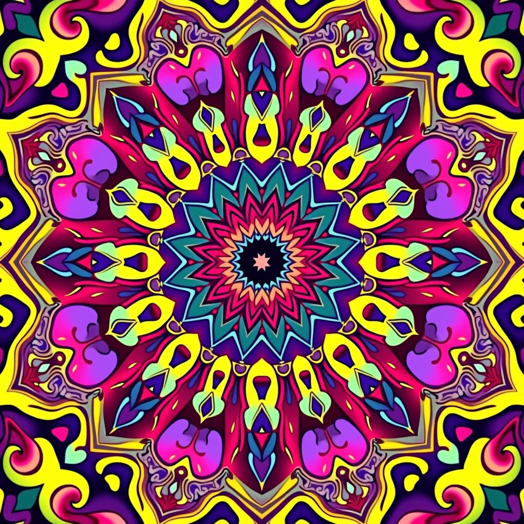  pop art style kaleidoscope,( bright: 1.5) multicolored, saturated, elegant, sparkling, complex intricate patterns, yellow, pink, light green, purple colors . bright colors, bold outlines, popular culture themes, ironic or kitsch hyperrealistic, full body, detailed clothing, highly detailed, cinematic lighting, stunningly beautiful, intricate, sharp focus, f/1. 8, 85mm, (centered image composition), (professionally color graded), ((bright soft diffused light)), volumetric fog, trending on instagram, trending on tumblr, HDR 4K, 8K