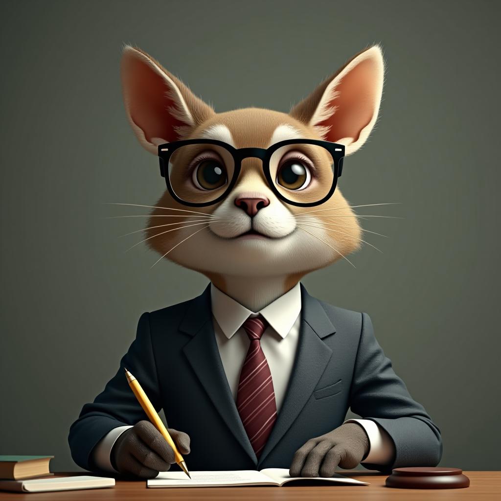  anthropomorphism animal with human characteristics businessman ceo accountant lawyer writer teacher guru executive 