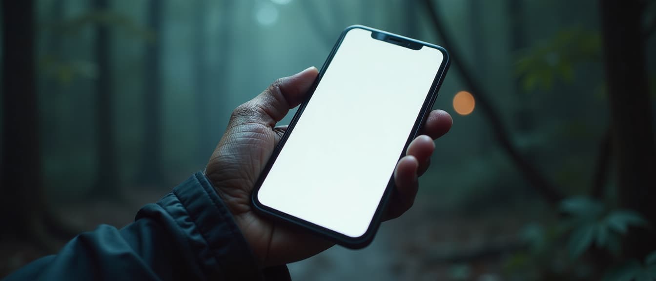  creepy halloween monster zombie hand holding a mobile phone with a blank screen, high quality, high details, hd, perfect composition, 4k epic detailed, highly detailed, sharp focus, high resolution