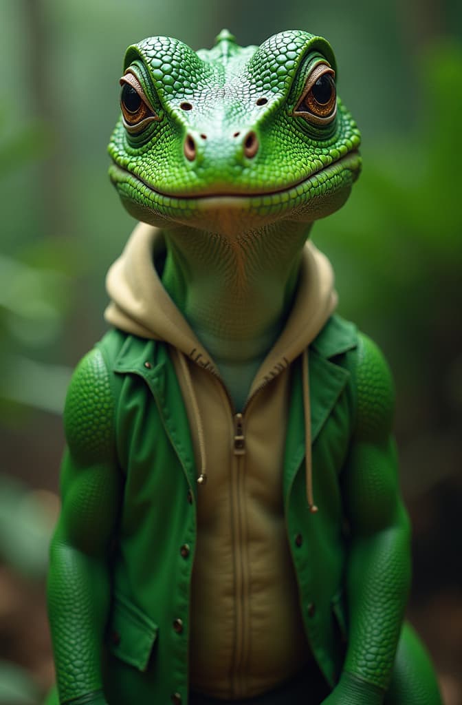  un coccodrillo verde con armatura hyperrealistic, full body, detailed clothing, highly detailed, cinematic lighting, stunningly beautiful, intricate, sharp focus, f/1. 8, 85mm, (centered image composition), (professionally color graded), ((bright soft diffused light)), volumetric fog, trending on instagram, trending on tumblr, HDR 4K, 8K