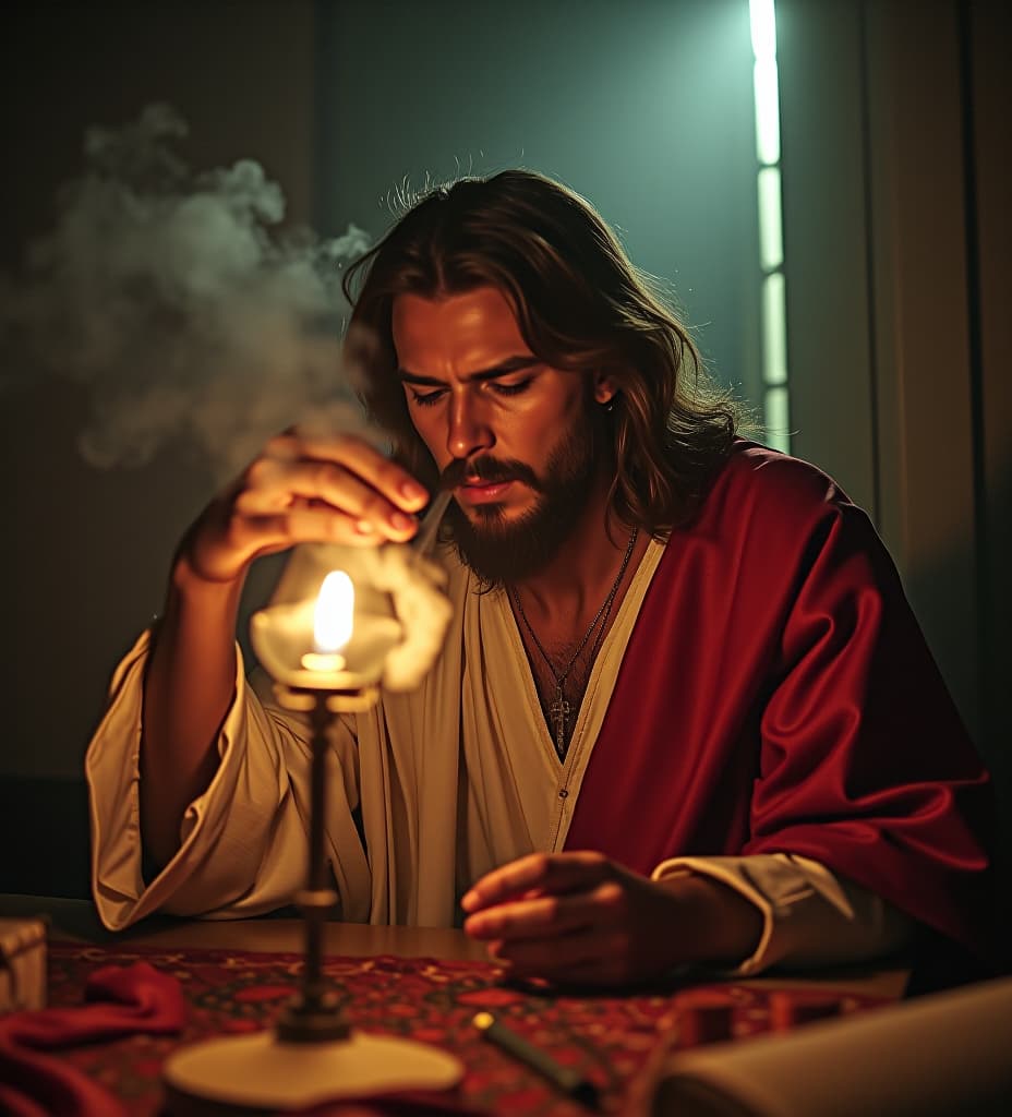  drunk jesus christ smoking crack