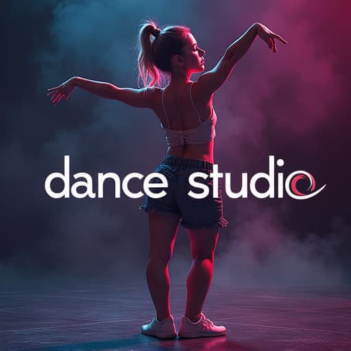  3d logologo for my profile in instagram of "dance studio"given brand name "dance studio" logo will also be written hyperrealistic, full body, detailed clothing, highly detailed, cinematic lighting, stunningly beautiful, intricate, sharp focus, f/1. 8, 85mm, (centered image composition), (professionally color graded), ((bright soft diffused light)), volumetric fog, trending on instagram, trending on tumblr, HDR 4K, 8K