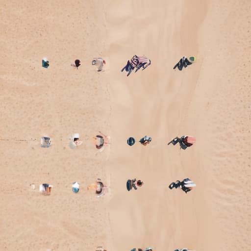 People on a beach