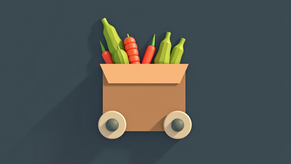  food delivery symbol with copy space for project planning concept in photo stock