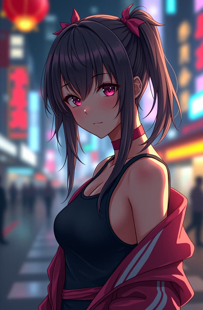  anime girl. hyperrealistic, full body, detailed clothing, highly detailed, cinematic lighting, stunningly beautiful, intricate, sharp focus, f/1. 8, 85mm, (centered image composition), (professionally color graded), ((bright soft diffused light)), volumetric fog, trending on instagram, trending on tumblr, HDR 4K, 8K