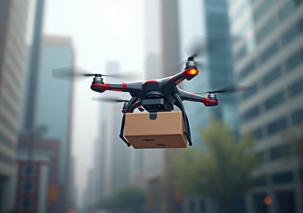  automated drone parcel delivery