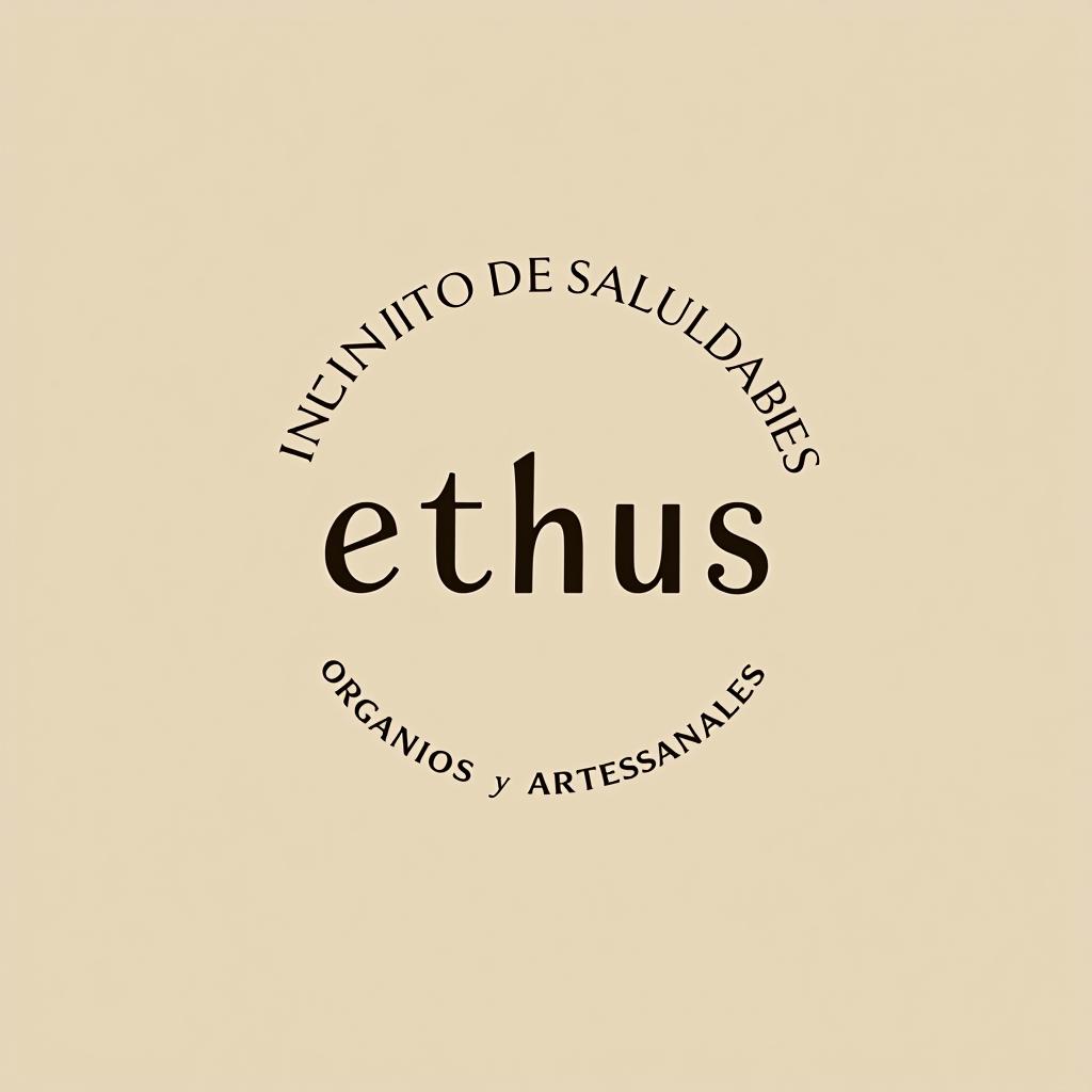  design a logo, logo para “ethos”, tienda de alimentos saludables, organicos y artesanales. elegante, sofisticado, clasico y simple.